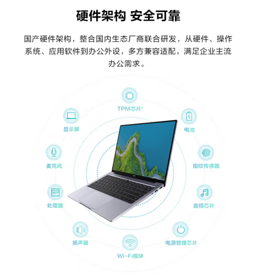 全國(guó)產(chǎn)化！華為推出擎云L540筆記本：搭載5nm麒麟9006C